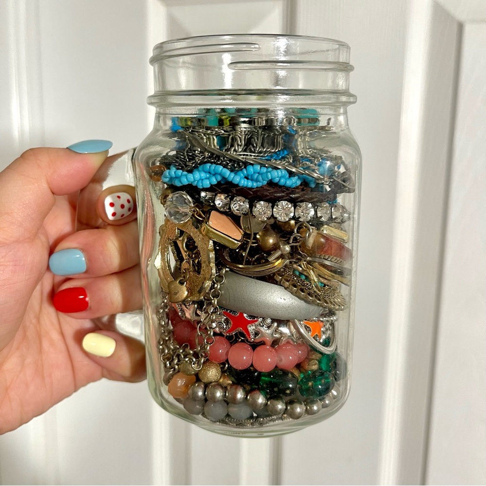 💍Mystery jewelry jar | multiple jewelry collection | costume jewelry lot/bundle